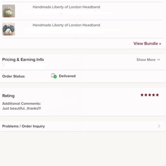 Liberty of London Art Fabric Headband - Picture 15 of 16